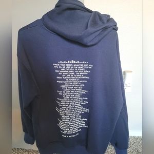 NWOT, Navy Long Sleeve Hoodie, size S
